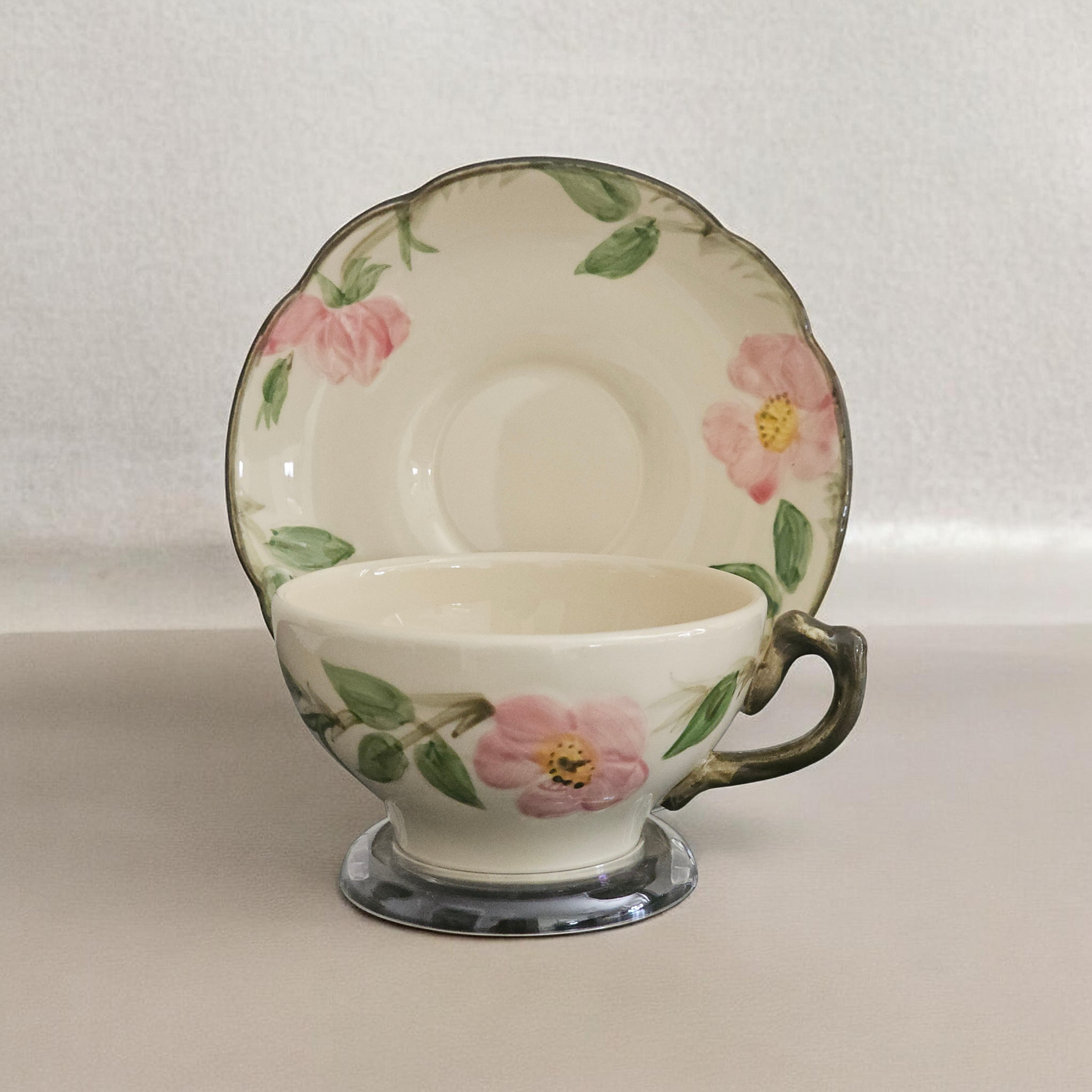 Franciscan Desert Rose Cup & Saucer Set-Vintage