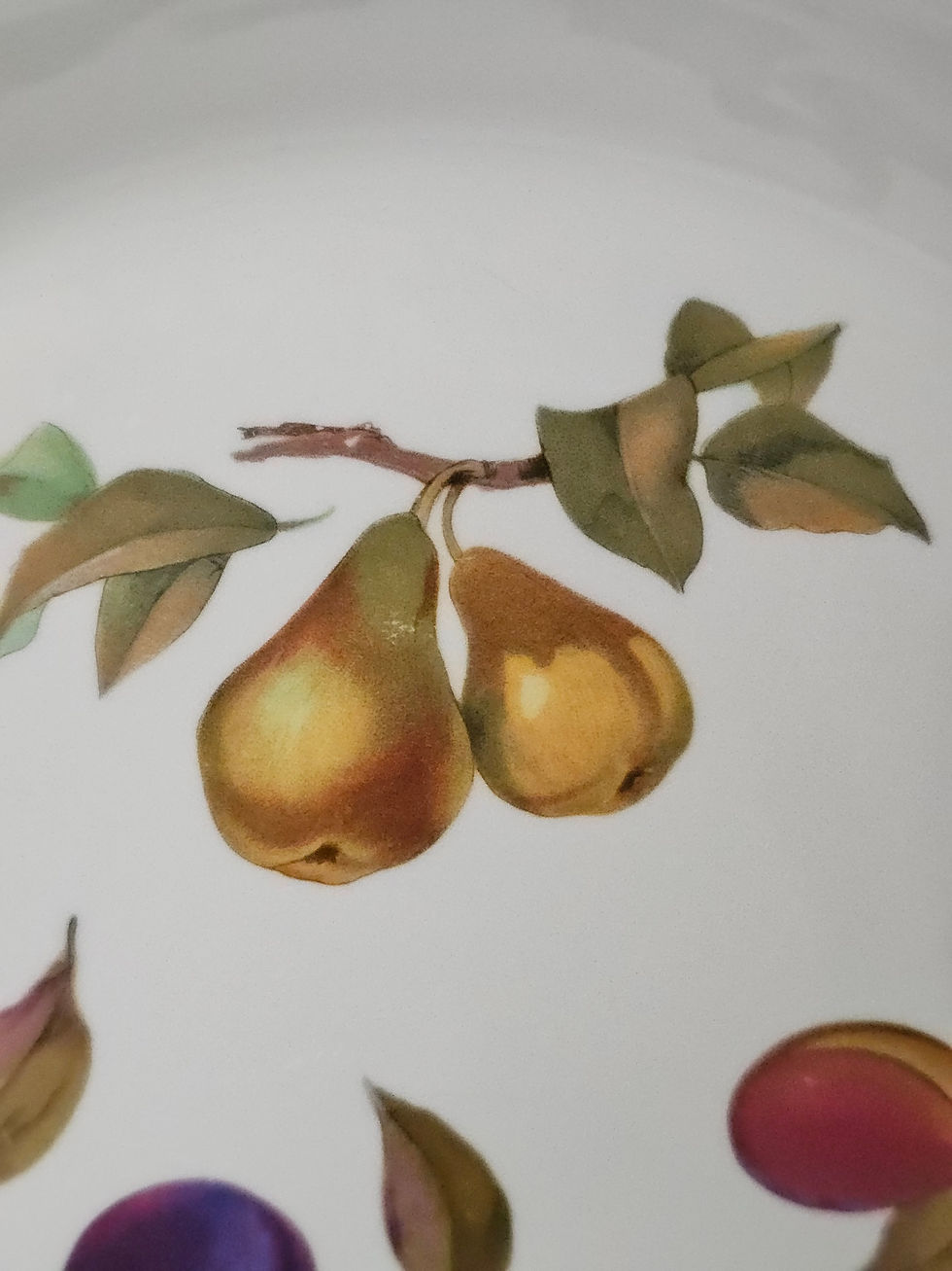 Miniaturebillede: Royal Worcester "EVESHAM" Gold Trimmed Serving Pie Plate
