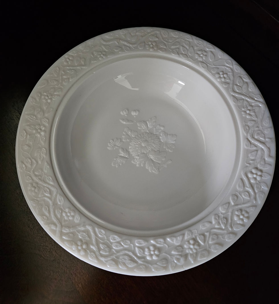 サムネイル： Vintage Challinor & Taylor "Tree of Life" Cheese/Butter Dish with Lid