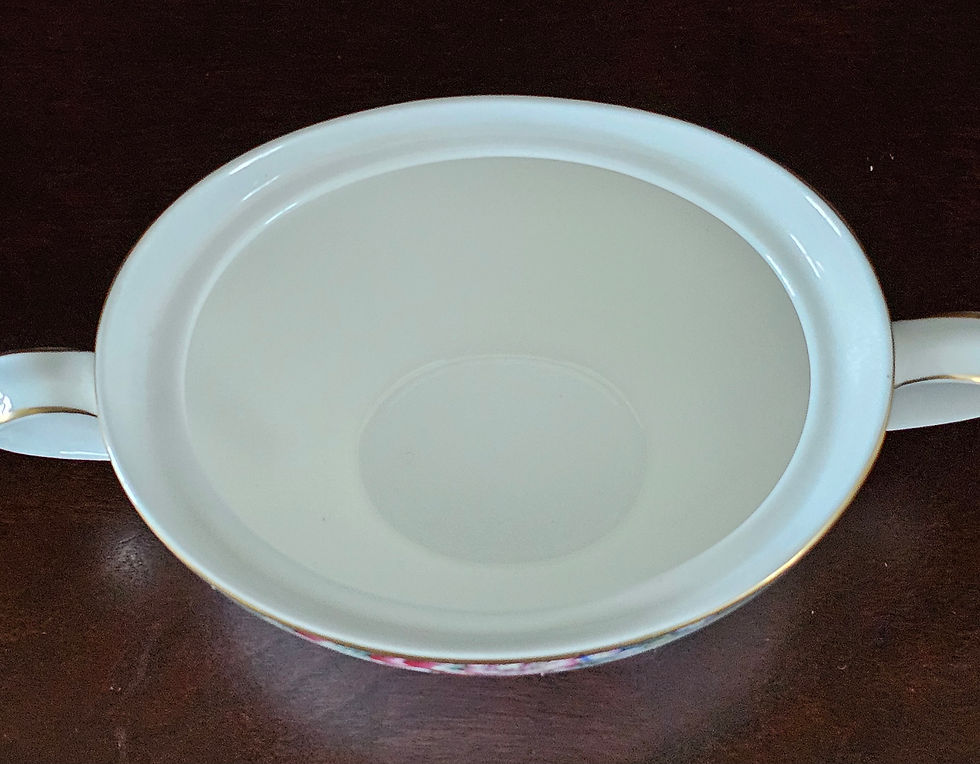 Miniaturebillede: Vintage Royal Doulton "Orchard Hill" Pattern-Creamer and Covered Sugar Bowl