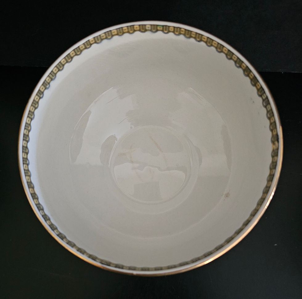Miniatura: Whieldon/F.Winkle Semi Porcelain "Pheasant" Pattern Bowls-Set of 2