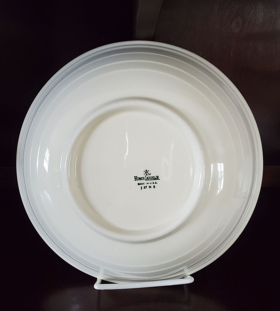 Miniatura: Vintage Homer Laughlin Green Serving Bowl