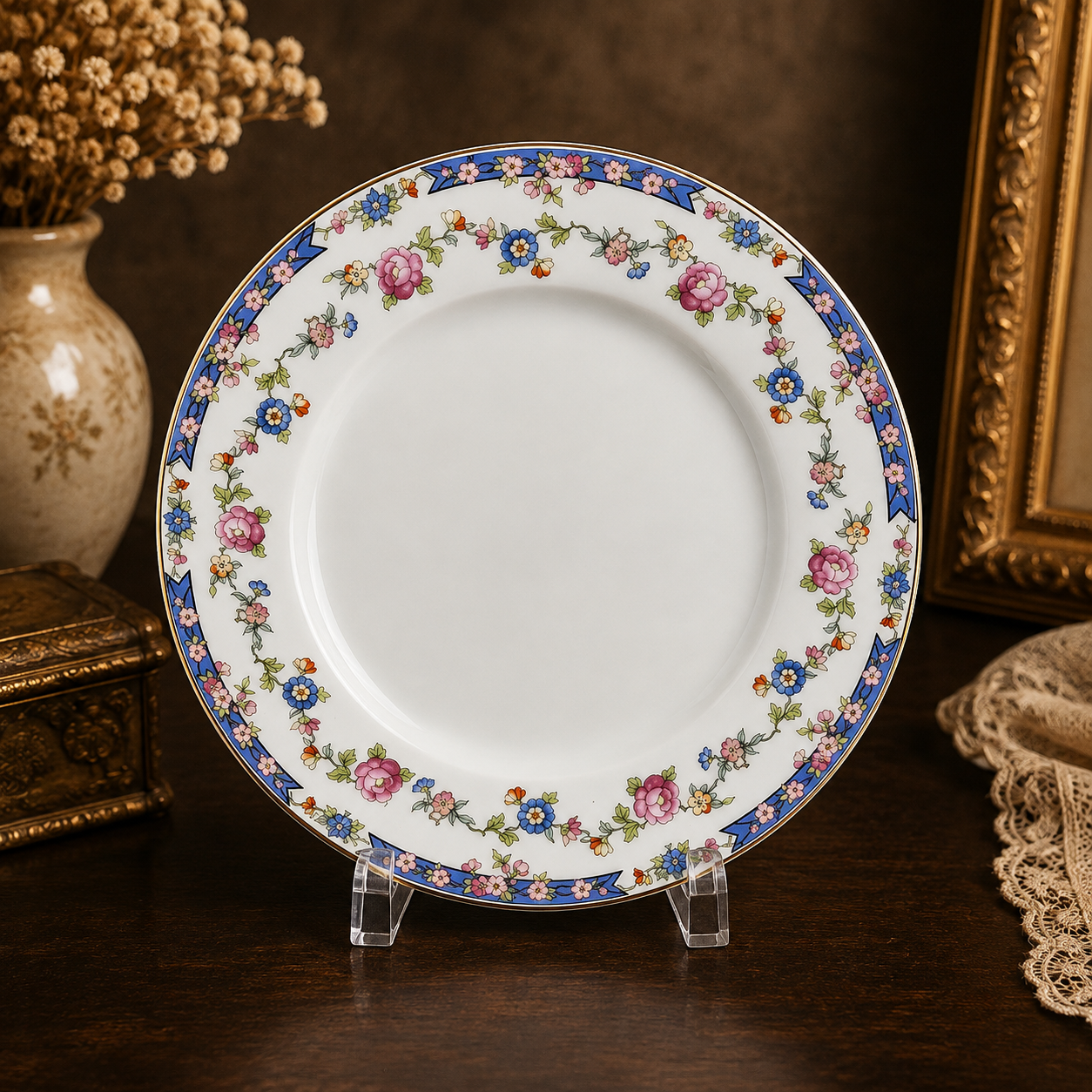 Vintage Czechoslovakian Porcelain Dessert/Salad Plates – Set of 4