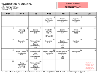 Upcoming Programs