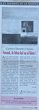 Anouk, le bleu lui sa si bien ! 