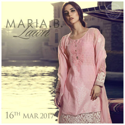 maria b replica 2017 net dupatta