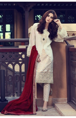 maria b replica 2017 net dupatta