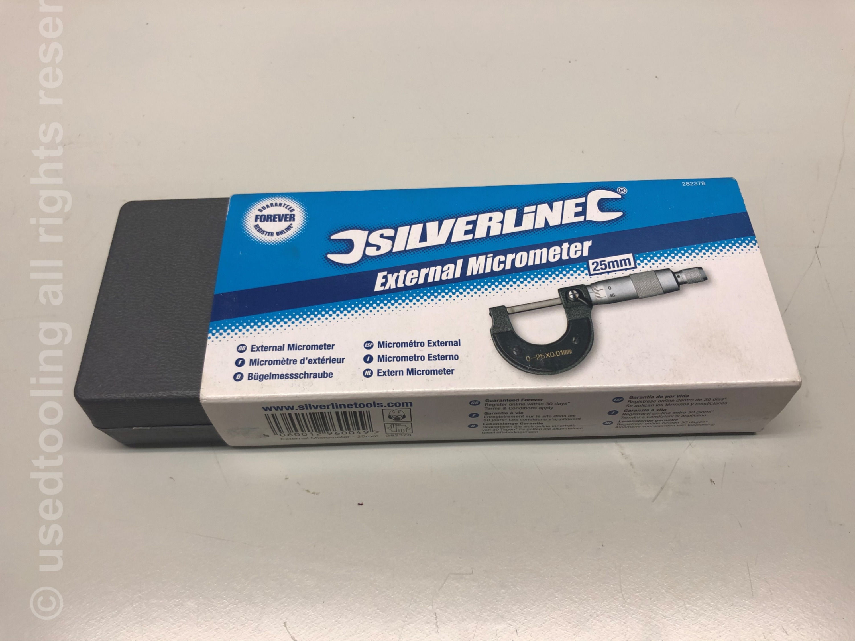 Silverline micrometer 0-25mm