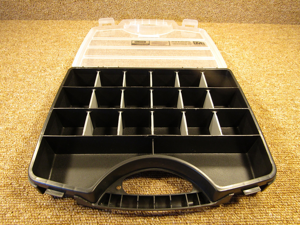 Thumbnail: Plastic Storage Case, with adjustable segments.