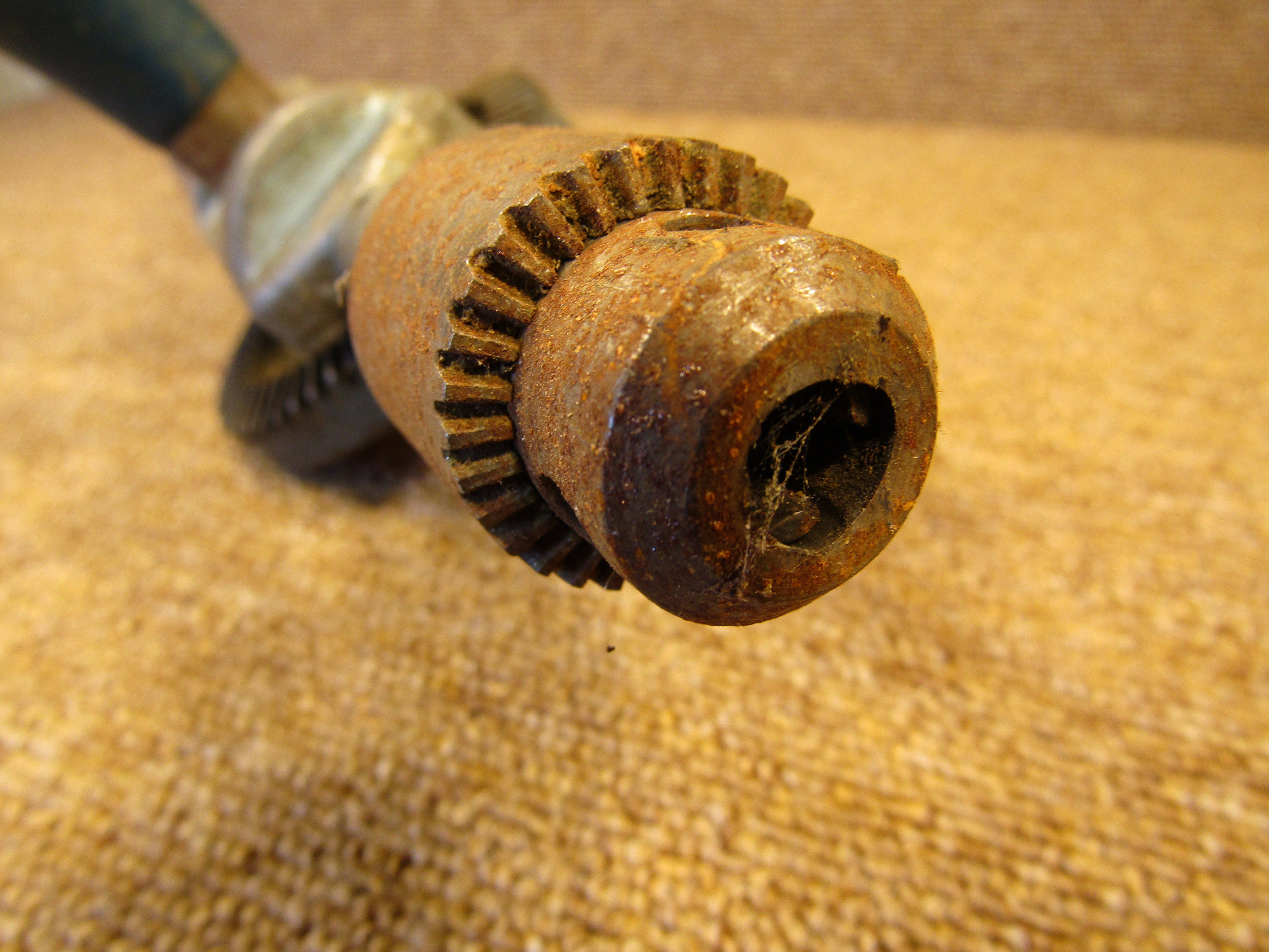 Vintage Hand Drill Footprint