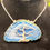 Thumbnail: Blue Sliced Agate Pendant / Necklace
