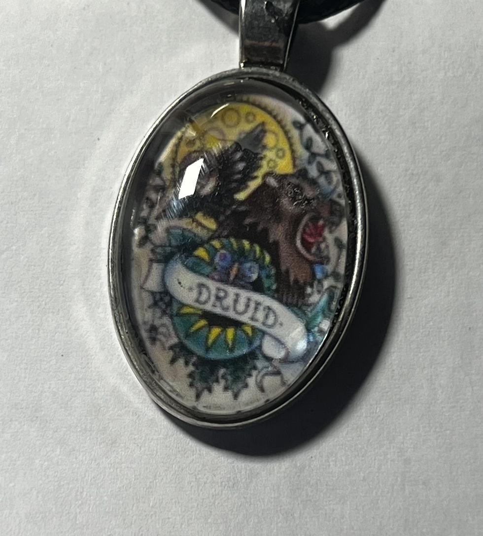 Thumbnail: Dungeons and Dragons Druid Pendant Necklace