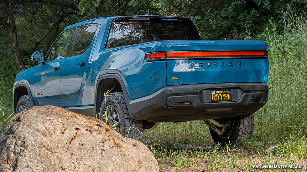 Thumbnail: Rear Bumper Silver / Chrome Delete Rivian R1T/R1S