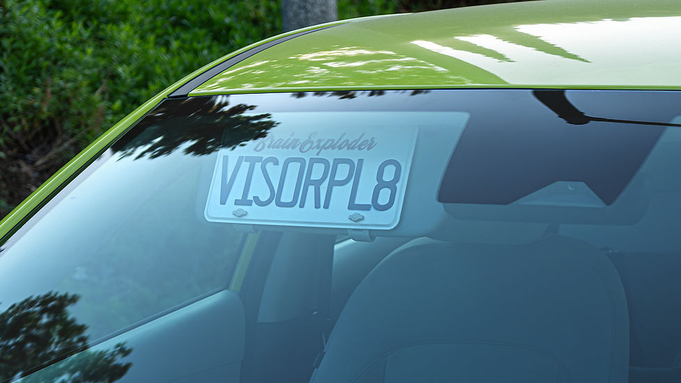 Thumbnail: Sun Visor License Plate Mount (Universal Fit)