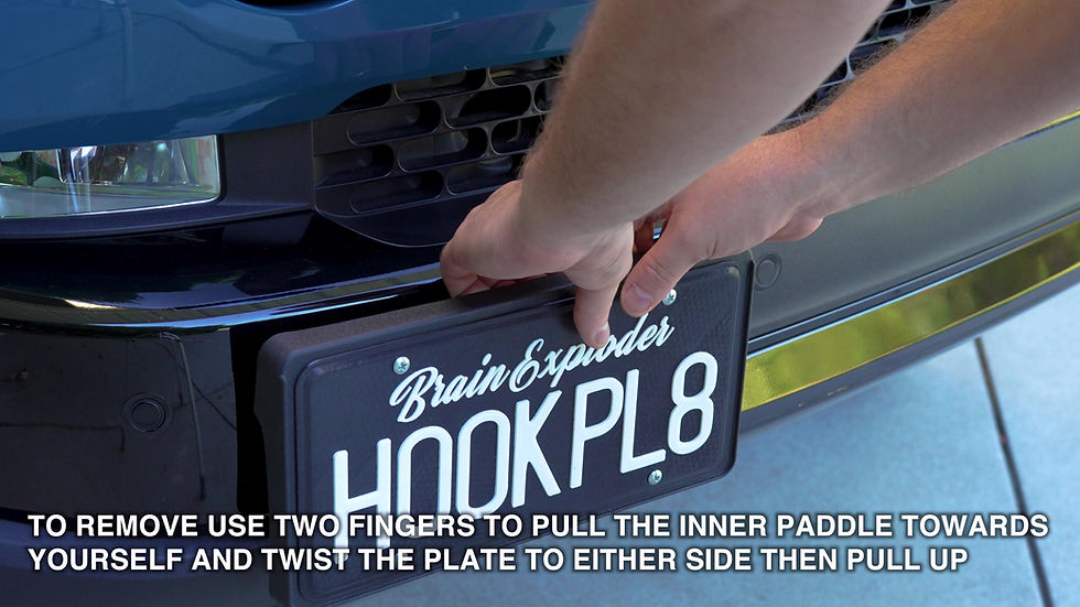 Thumbnail: Tow Hook License Plate Mount for 2022-2024 Rivian R1T/R1S