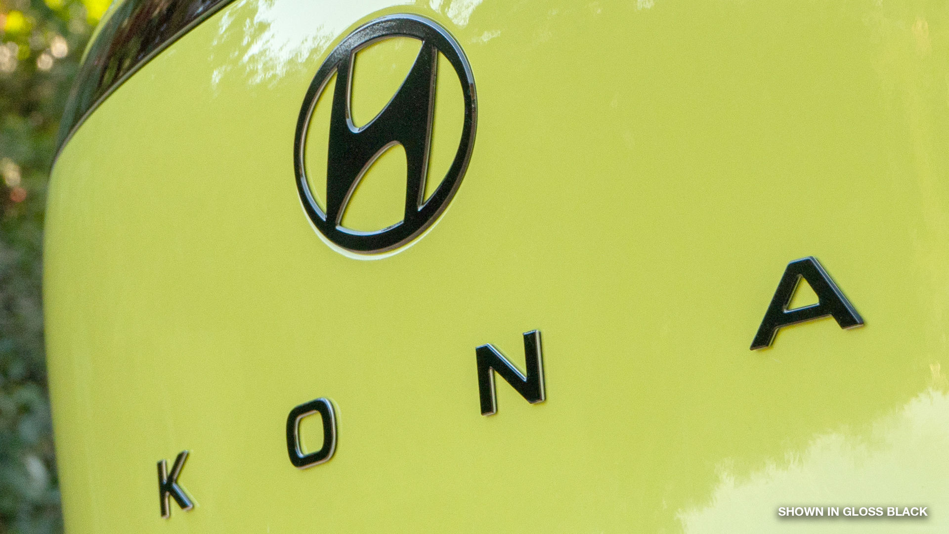 Blackout Badge Kit for Hyundai Kona EV