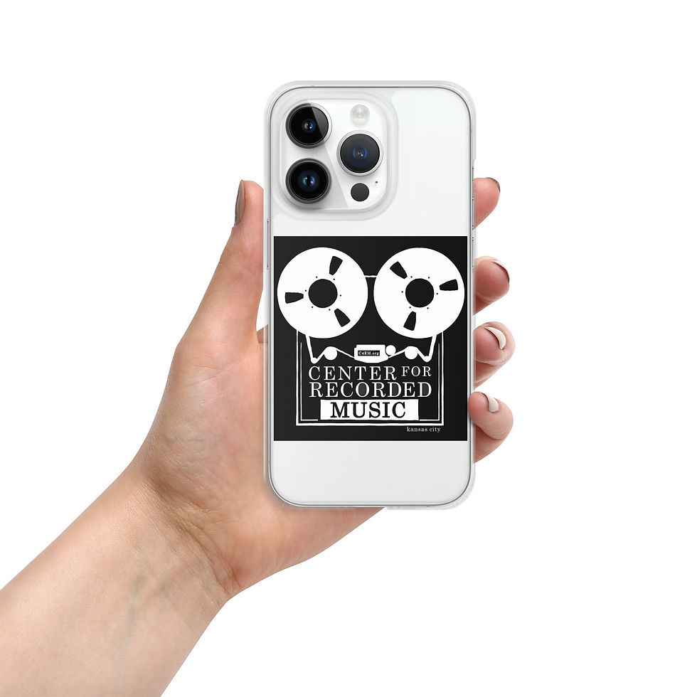 Thumbnail: Hand holding a white iPhone with Ctr 4 Recorded Music design.