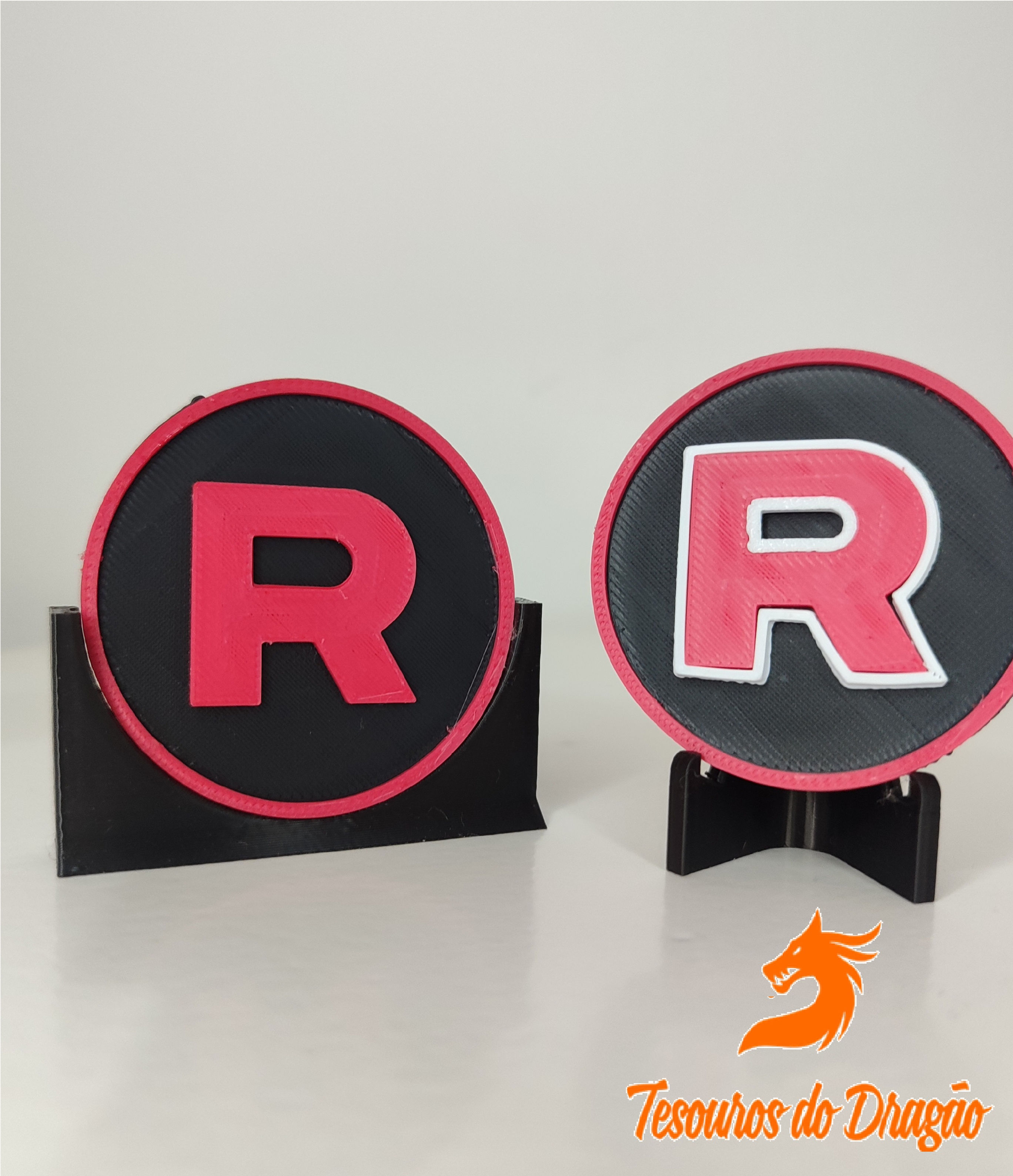 Moeda da Equipe Rocket 50mm | Personalizável | Moeda Pokémon TCG