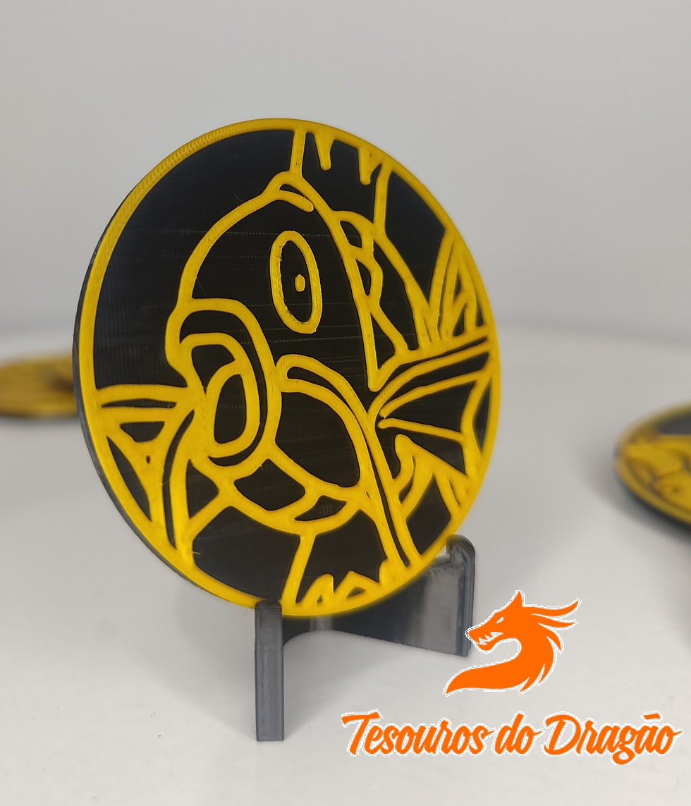Miniatura: Moeda do Magikarp 50mm | Personalizável | Moeda Pokémon TCG