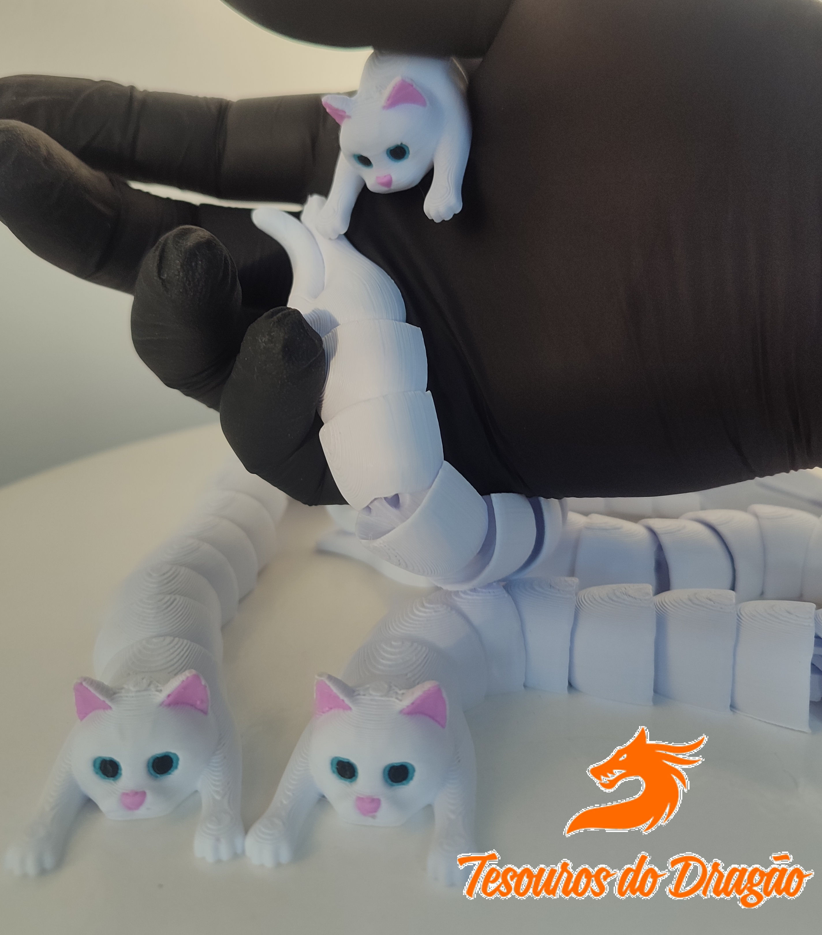 Gatinho Flexível | Brinquedo, Decoração ou Presente | Personalize seu Gatinho!