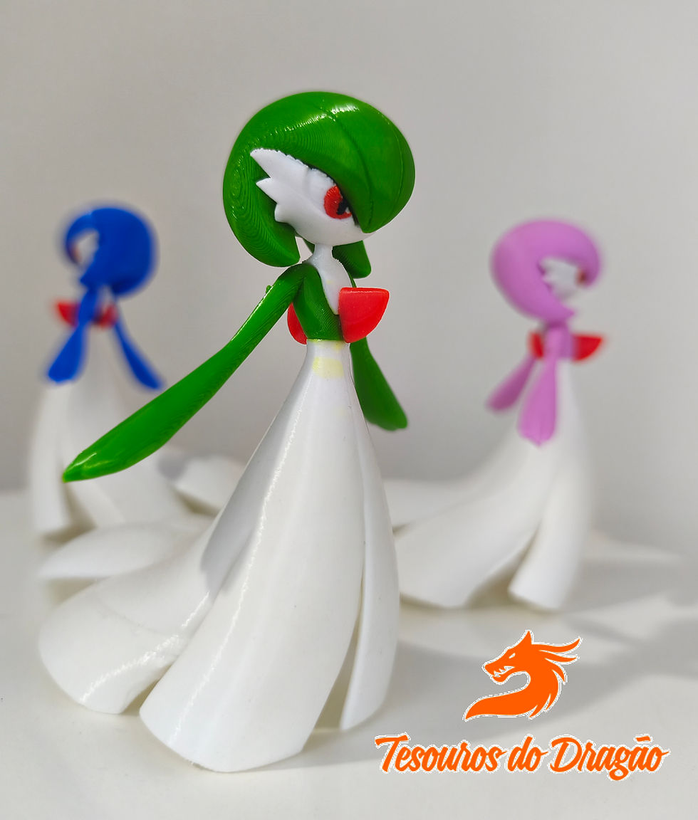 Miniatura: Pokémon Gardevoir Personalizável | Pokémon Action Figure Presente