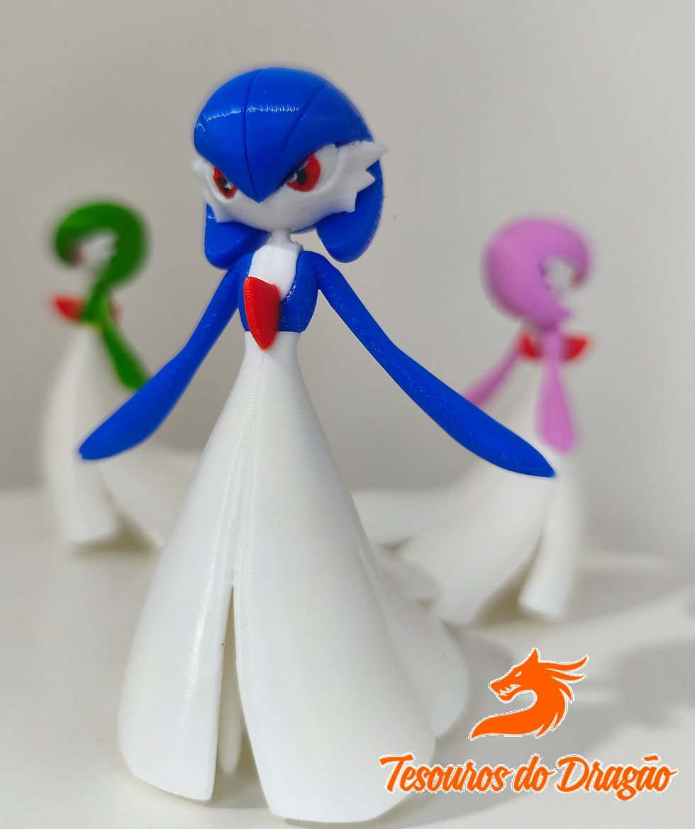 Miniatura: Pokémon Gardevoir Personalizável | Pokémon Action Figure Presente