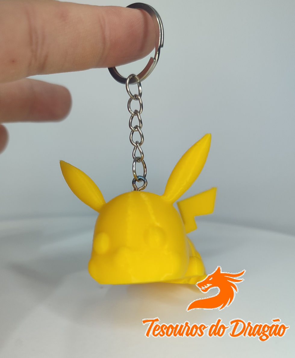 Miniatura: Pikachu Articulado | Personalizável | Chaveiro Opcional | Pokémo
