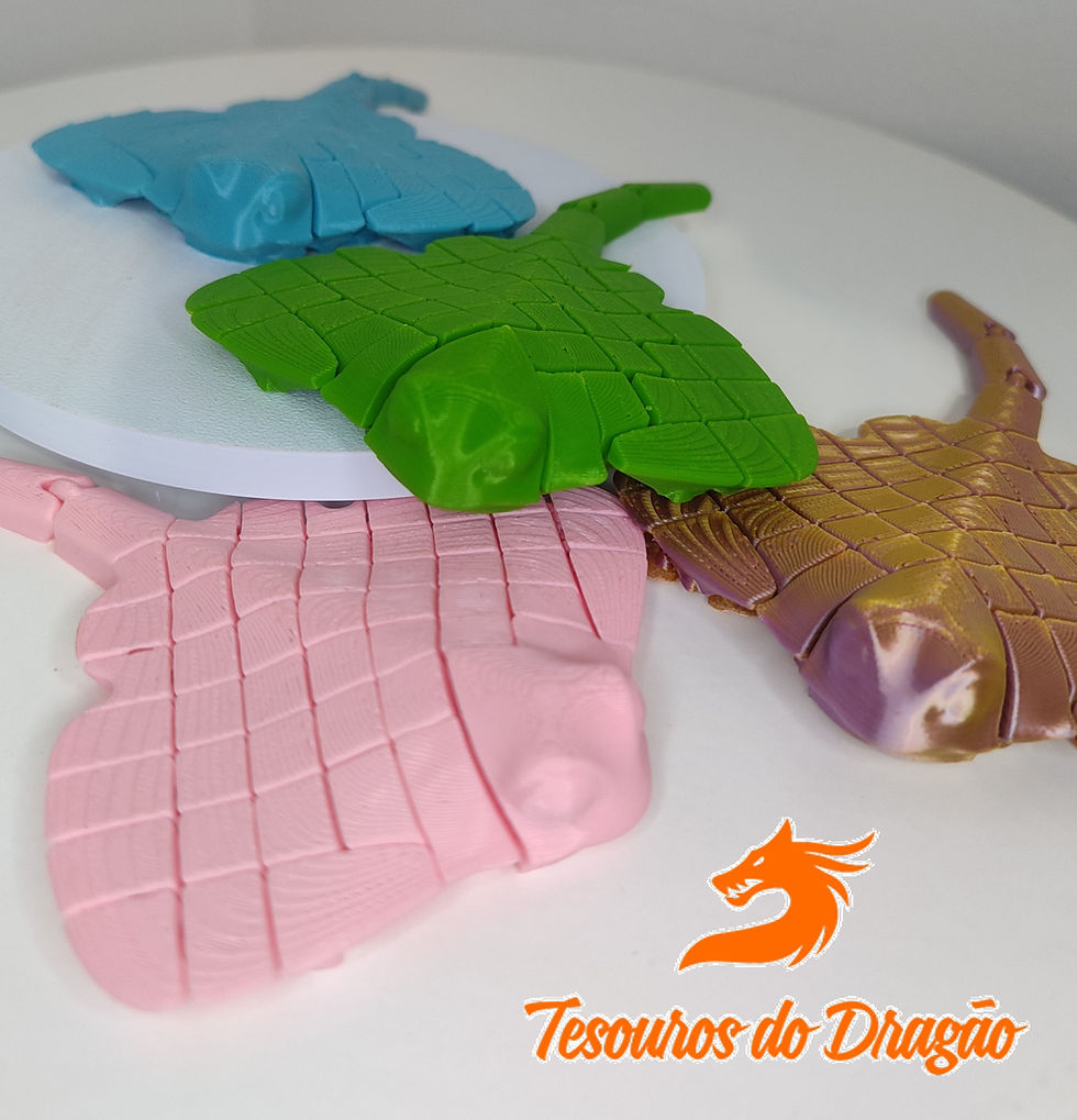 Miniatura: Arraia Flexível | Brinquedo e Decoração | Cor Única e Personalizavel