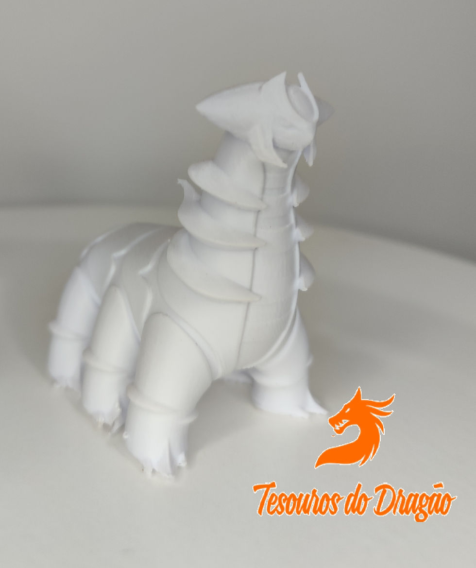 Miniatura: Dialga, Palkia e Giratina | Modelos Decorativos para Exibir ou Pintar
