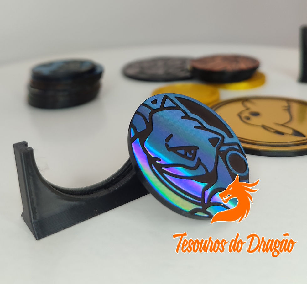 Miniatura: Suporte para Exibição de Moeda 30mm | Pokémon TCG