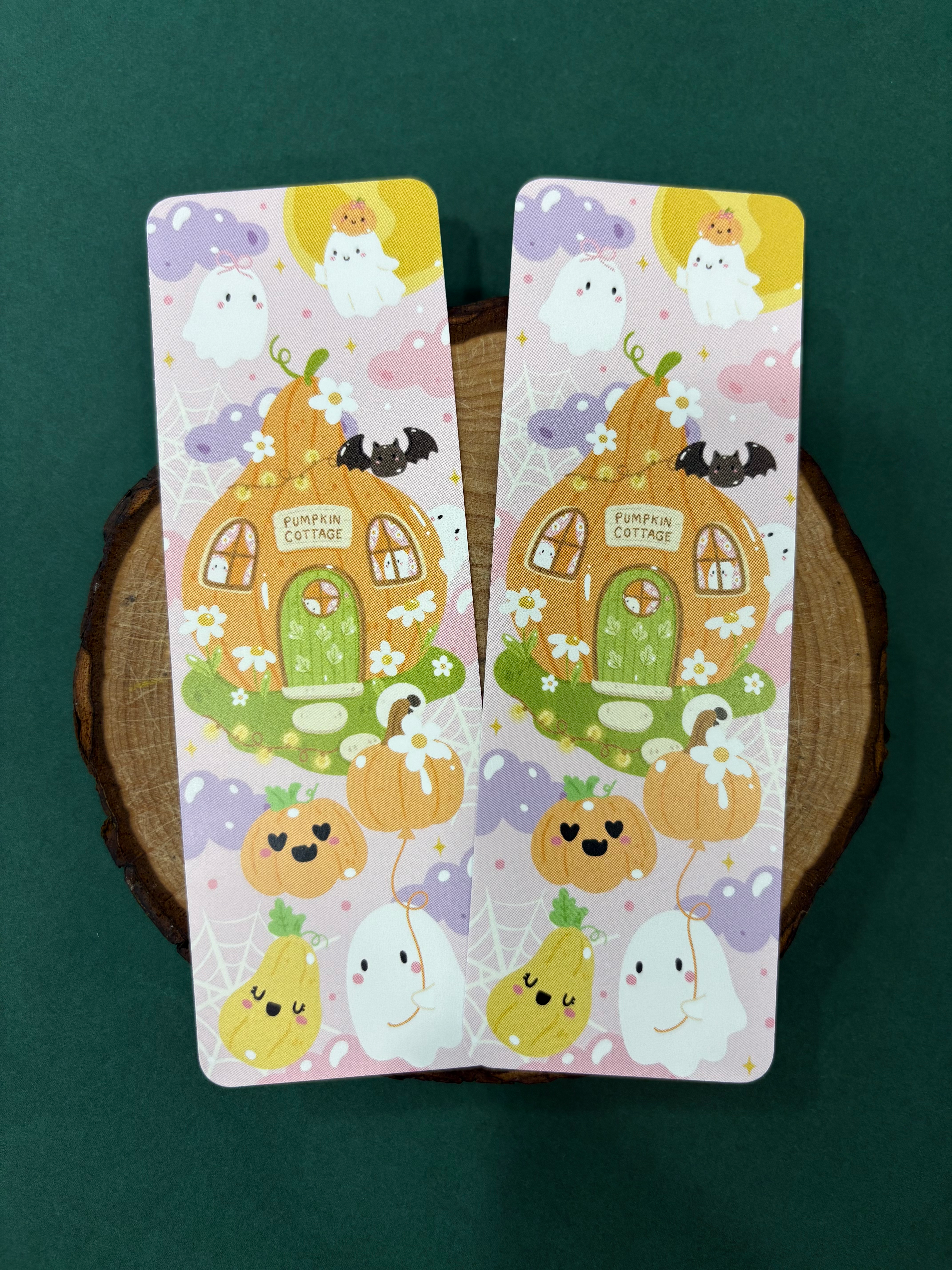 Pumpkin Cottage bookmark - Book Lovers Collective