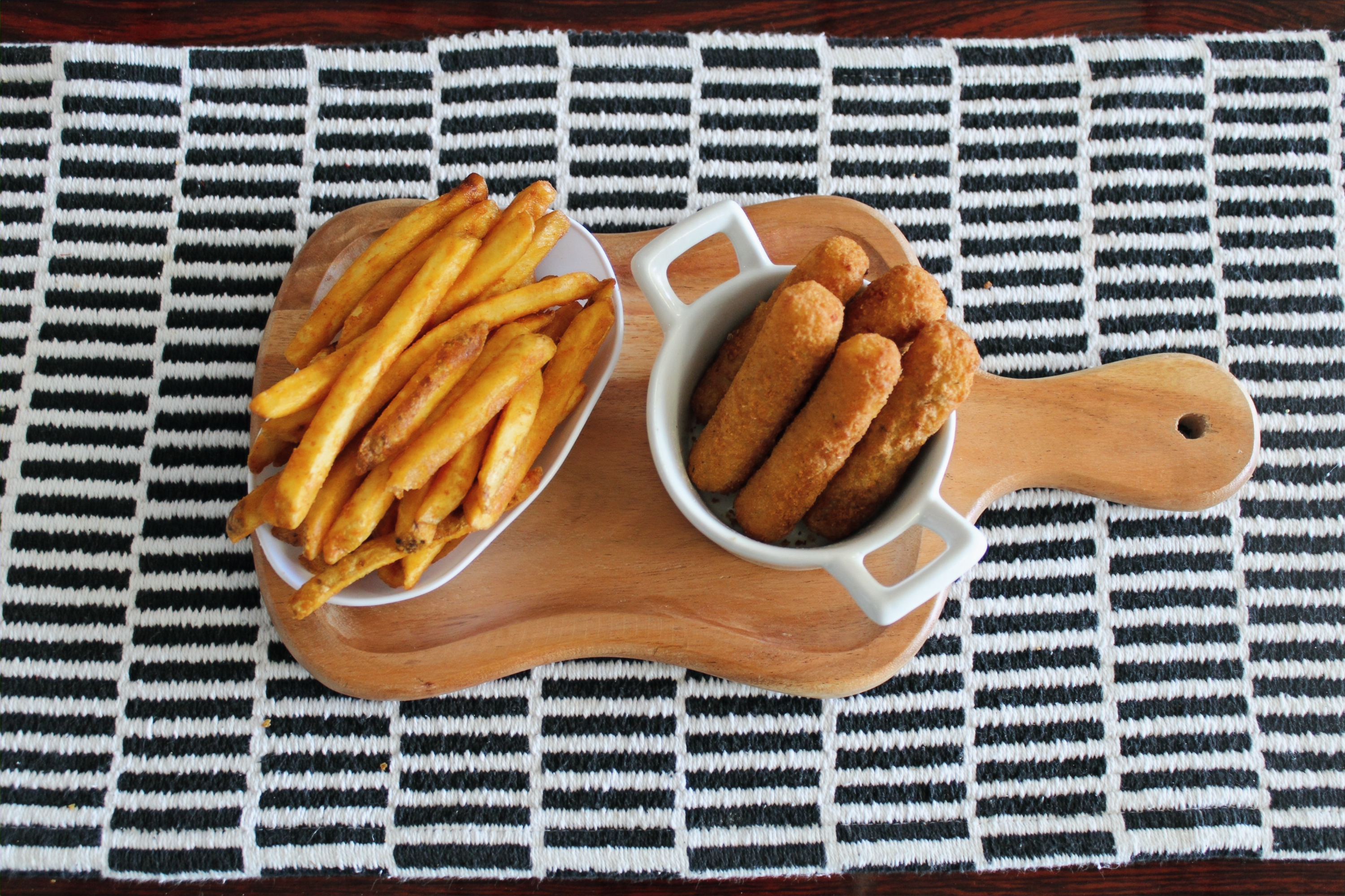 Arranged Food and Objects