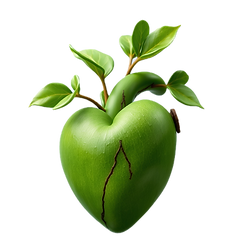 Green Heart Planting Seeds