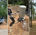 Bastrop County rural property water options with a completed well setup by Texas Southern Drilling.