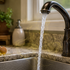 Well water smells like rotten eggs from a running kitchen faucet with sulfur odor.