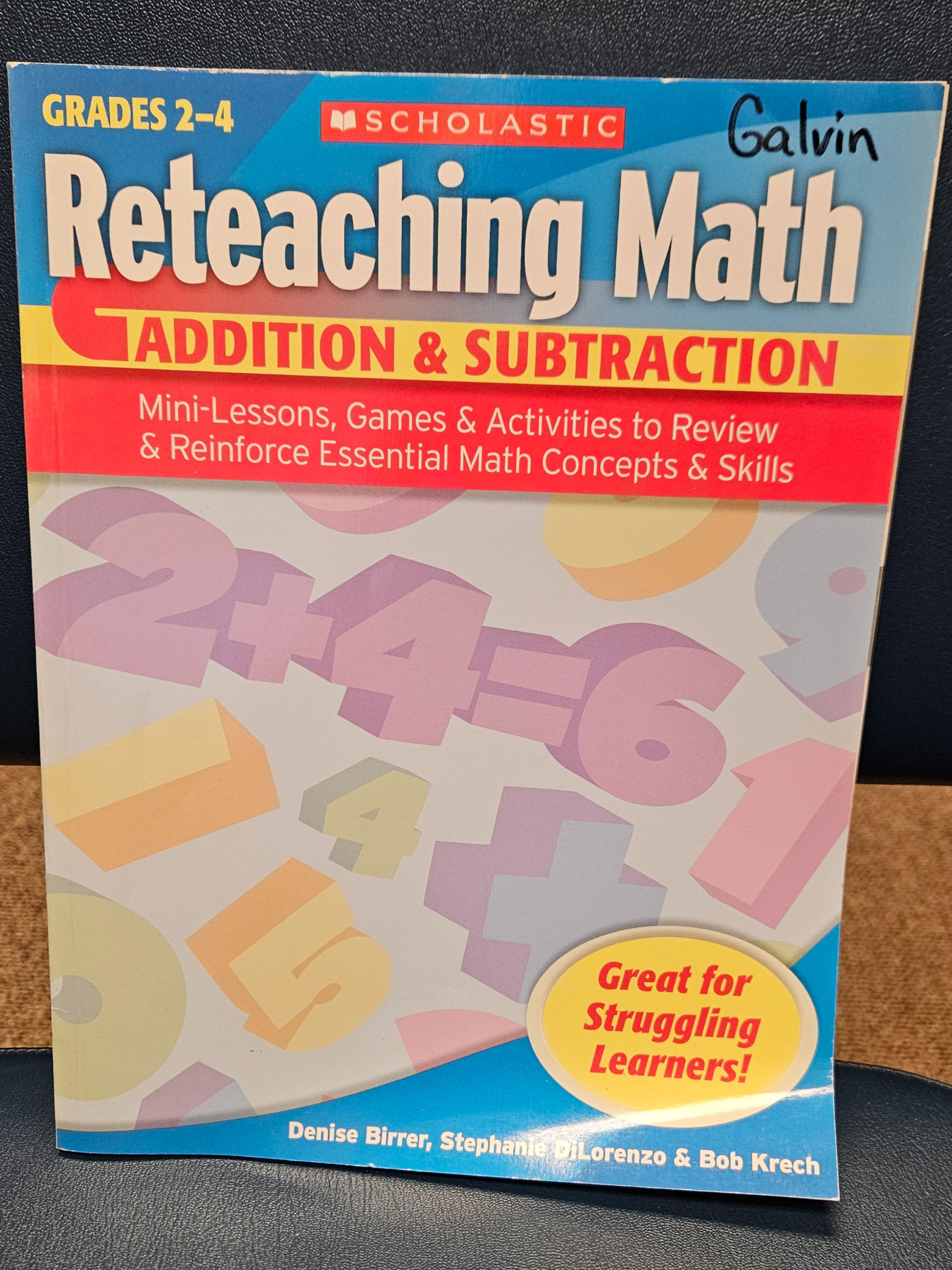 Reteaching Math Addition & Subtraction Grades 3-4