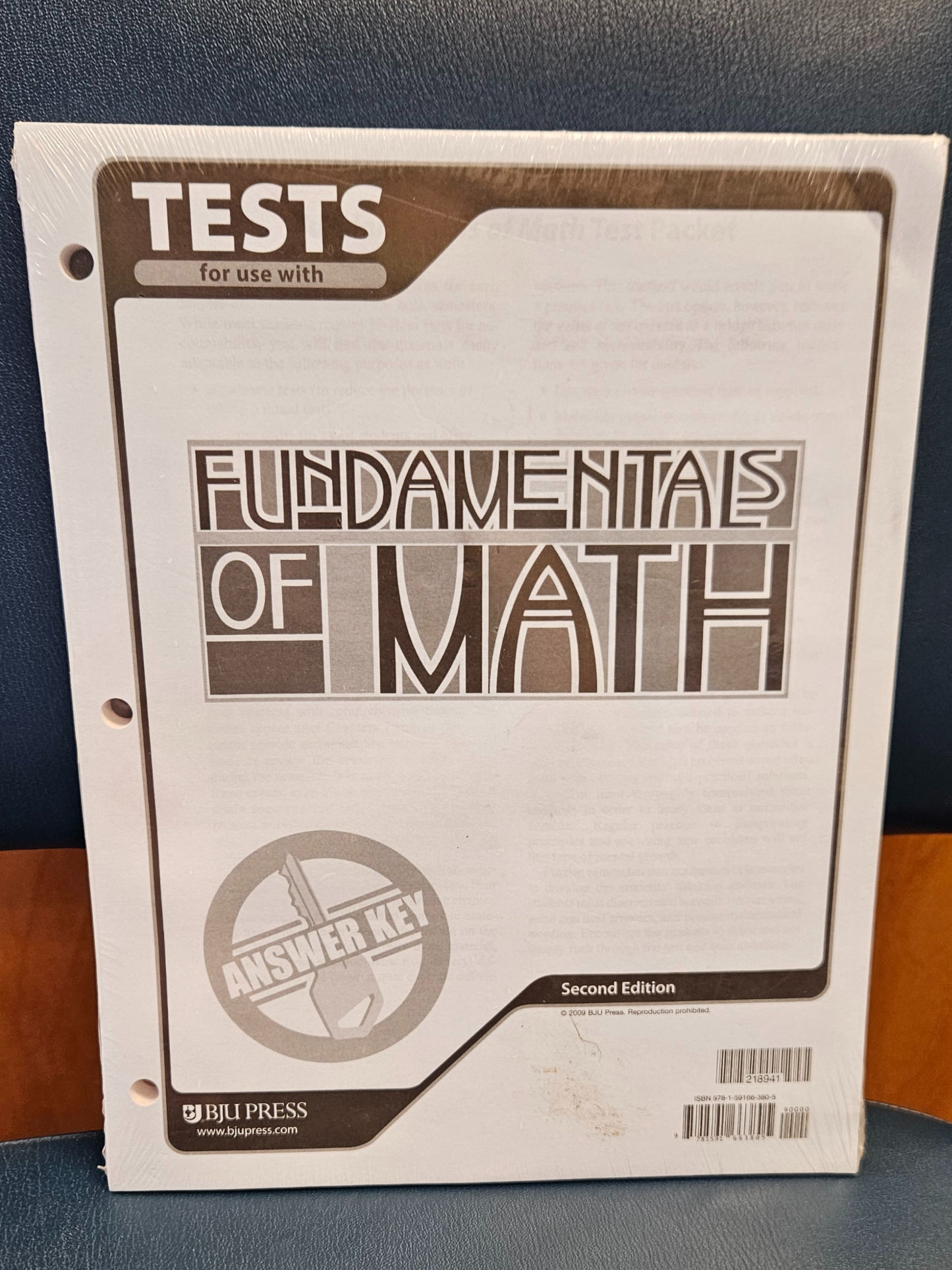 BJU Tests for Fundamentals of Math