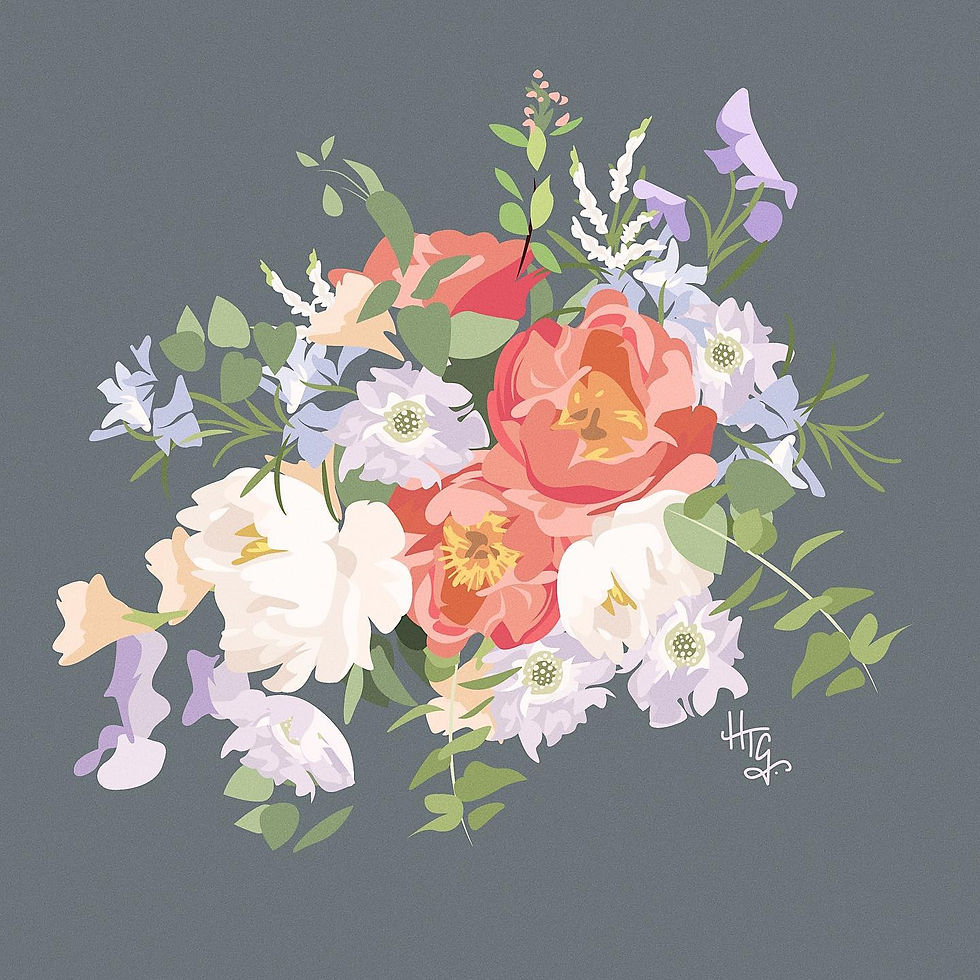 Thumbnail: Wedding Bouquet Print