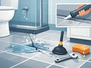 How to Stop Bathroom Floor Seepage Fast