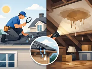 How to Inspect Roof Leak Stains Correctly