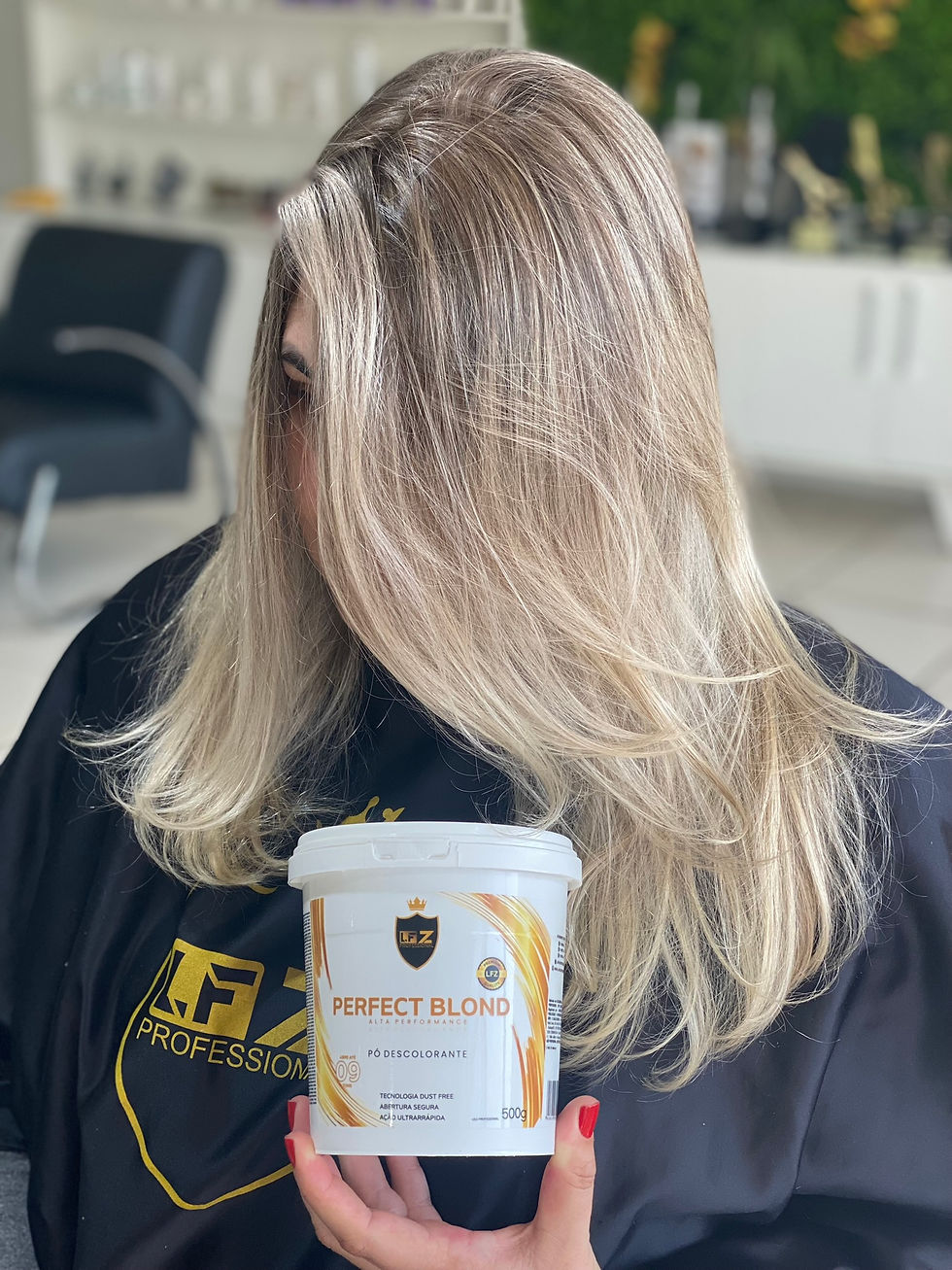 Pó Descolorante Perfect Blond  Ação Ultra Rápida Abre Até 9 Tons 500g