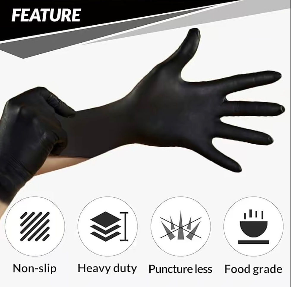 Thumbnail: Promedix Heavy Duty Nitrile Gloves – 6 Mil (XL, 100 Count Box) 