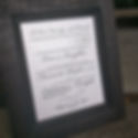 Silver Foiled Sign
