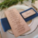 Mahogany Wood Laser Cut Menu