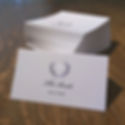 Silver Foiled Monogram Place Cards