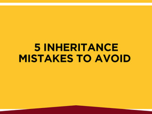 What Not To Do When You Inherit Money