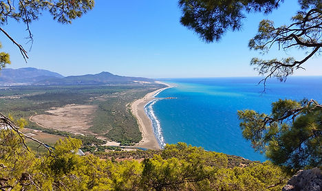 Lycian Way - The long turtle beach of Patara