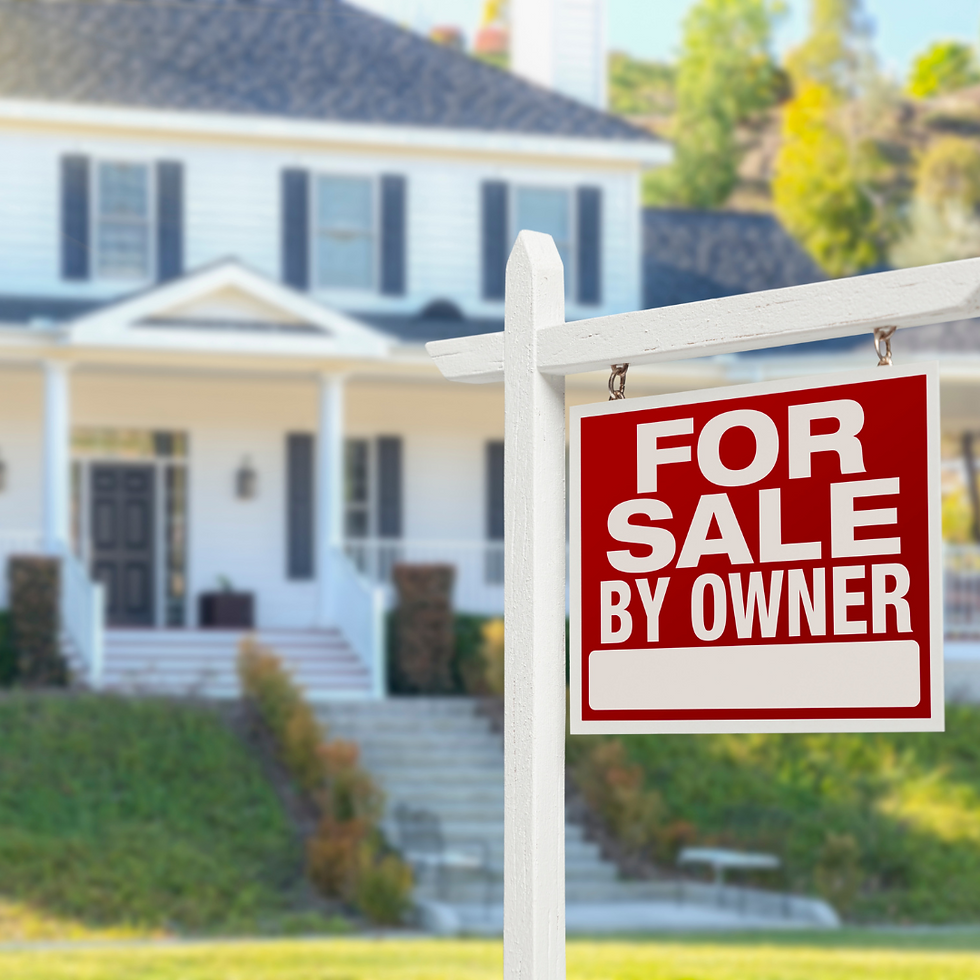 house with for sale sign in yard