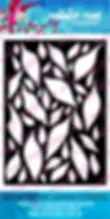 Watercolour leaves stencil
