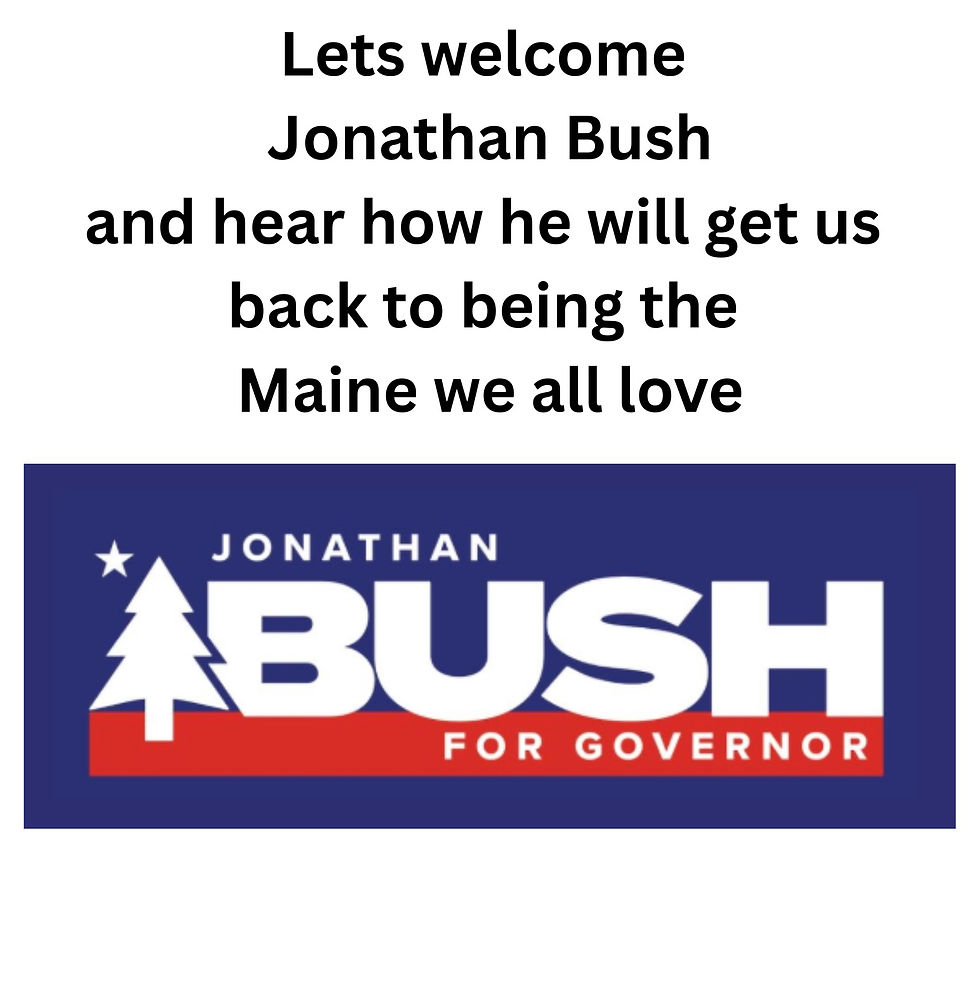 Gorham & Scarborough Republican Committees Meeting with Jonathan Bush